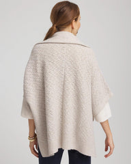 Chico's - Zip-Front Collared Ruana