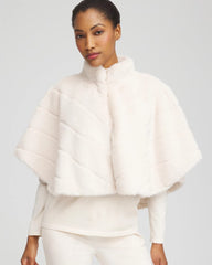 Chico's - Faux Fur Funnelneck Capelet