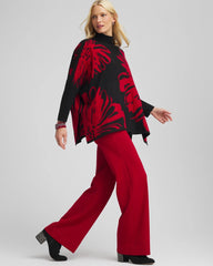 Chico's - Floral Poncho