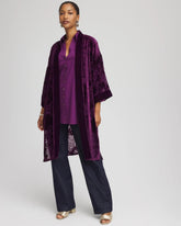 Chico's - Floral Burnout Kimono