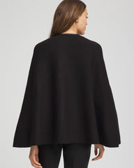 Chico's - Faux Leather Trim Cape