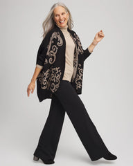 Chico's - Ottoman Jacquard Cocoon Cardigan