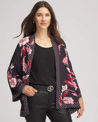Chico's - Short Floral Kimono