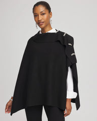 Chico's - Embellished Bow Poncho