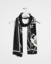 Chico's - Floral Woven Oblong Scarf