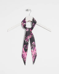 Chico's - Floral Animal Print Skinny Scarf