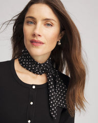 Chico's - Polka Dot Skinny Scarf
