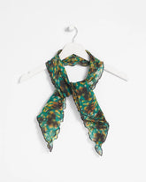 Chico's - Printed Woven Ruffled Neck Scarf