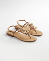 Chico's - Beach Seashell T-Strap Sandals