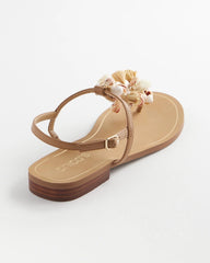Chico's - Beach Seashell T-Strap Sandals