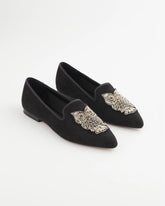 Chico's - Black Microsuede Loafers