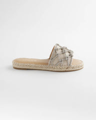 Chico's - Linen Knotted Espadrille Slides