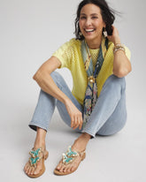 Chico's - Butterfly T-Strap Sandal