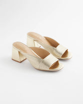 Chico's - Vinia Metallic Rope Block Heels