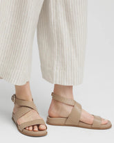 Chico's - Tan Leather Sandals
