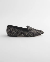 Chico's - Gwyn Art Deco Beaded Flats