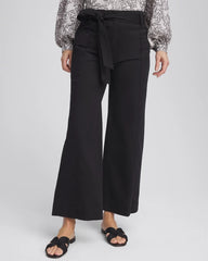 Chico's - Petite Belted Twill Utility Cropped Pants