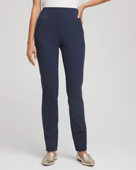 Chico's - Petite Juliet Slim Trim Detail Pants