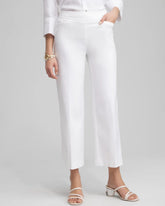 Chico's - Petite Brigitte Wide Leg Cropped Pants