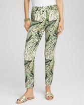 Chico's - Petite Brigitte™ Slim Ankle Palm-Print Pants