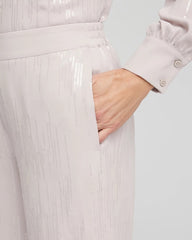 Chico's - Petite Sequin Wide Leg Pant