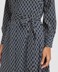 Chico's - Petite Chain Print Maxi Shirtdress