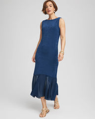 Chico's - Travelers™ Petite Chiffon Hem Dress