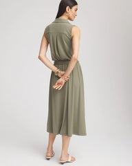 Chico's - Petite Travelers™ Knit Sleeveless Shirtdress