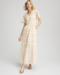 Chico's - Crochet-Lace Maxi Dress