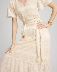 Chico's - Crochet-Lace Maxi Dress