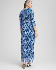 Chico's - Petite Long Sleeved Jersey Maxi Dress