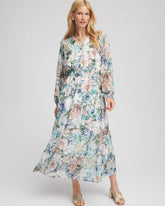 Chico's - Petite Georgette Tie-Front Maxi Dress