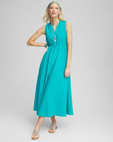 Chico's - Petite Sleeveless Gauze Maxi Dress