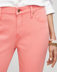 Chico's - Petite Girlfriend Fray Hem Kick Flare Jeans
