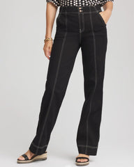 Chico's - Petite Pull-On Wide-Leg Jeans