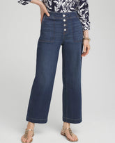Chico's - Petite Pull-on Wide Leg Cropped Pants