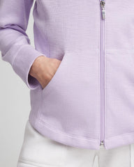 Chico's - Zenergy® Beach Slub Zip-Front Hoodie