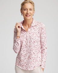 Chico's - Zenergy® UPF Printed Zip-Front Pullover