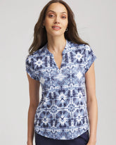 Chico's - Zenergy® UPF Printed Polo Top