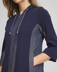 Chico's - Zenergy® French Terry & Chambray Jacket