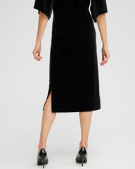 Chico's - Travelers™ Velvet Midi Skirt