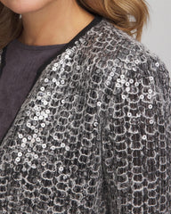 Chico's - Travelers™ Collection Refined Sequins Netted Jacket