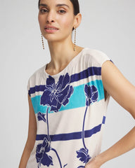 Chico's - Travelers™ Wildflower Cap-Sleeved Column Dress