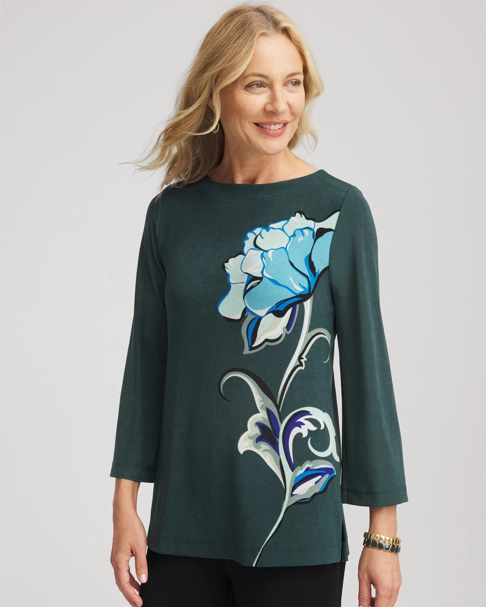 Chico's - Travelers™ Artisanal Boatneck Tunic