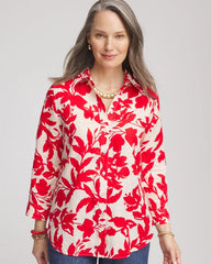 Chico's - No Iron™ Floral Linen Shirt