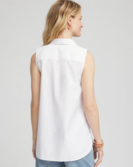 Chico's - No Iron™ Tropical Floral Sleeveless Shirt