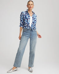 Chico's - No Iron™ Printed Sateen Shirt