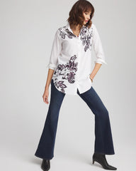Chico's - No Iron™ Floral Stretch Tunic