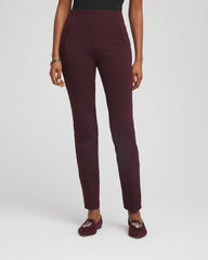 Chico's - Circle Jacquard Juliet Slim Ankle Pants