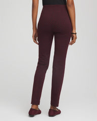 Chico's - Circle Jacquard Juliet Slim Ankle Pants